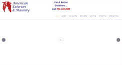 Desktop Screenshot of american-exteriors.com